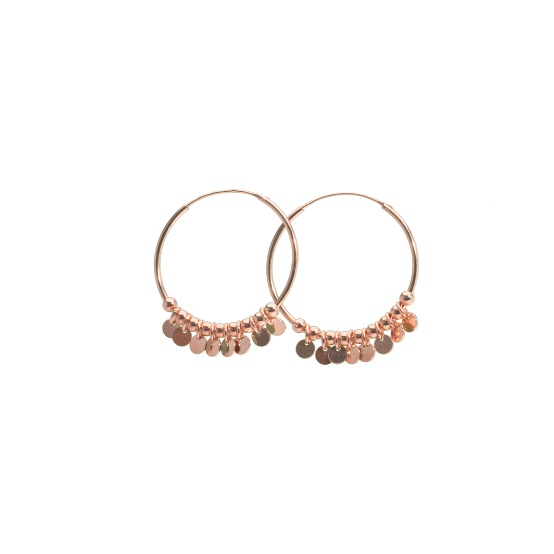 Embella - Lidi Hoops Rose Gold