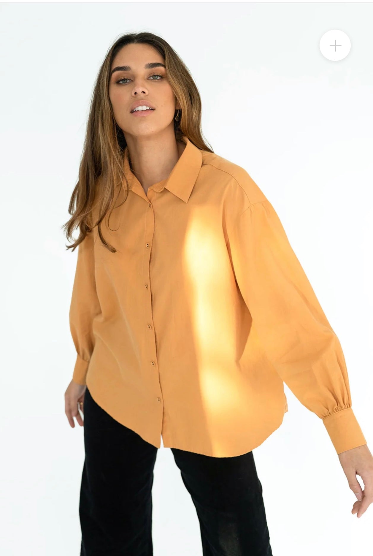 Humidity Lifestyle Stephanie Shirt Mustard