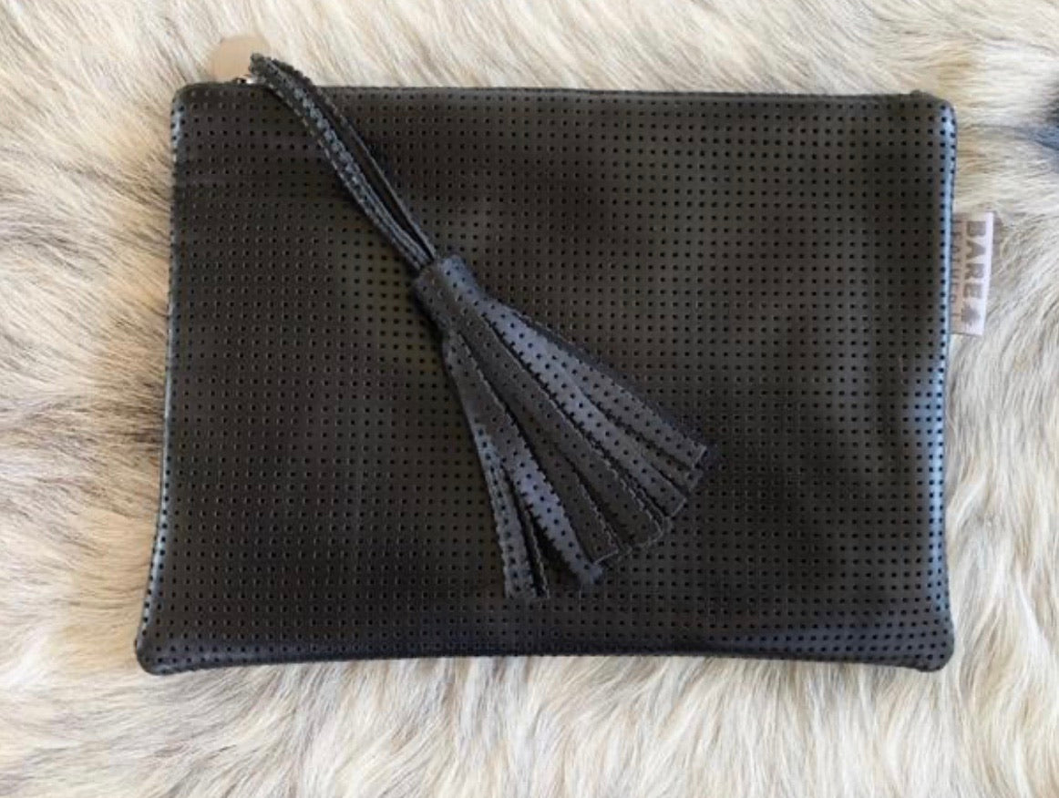 Bare Leather Shelby Clutch